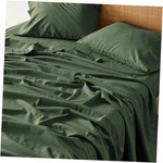 Bedsure - Cotton Linen Set, Purewoven Queen 06 Olive Green. Fixed Price $151.30.