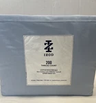 Izod Queen Size 4PC Sheet Set 200 Thread Count Cotton Rich Percale Color Blue. Fixed Price $78.00.