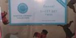 Martha Stewart Christmas Dogs Sweaters Twin Flannel Sheets No Pillow Case. Fixed Price $49.99.