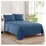 Twin Sheets - Breathable Luxury With Full Elastic & Xl, Denim. Fixed Price $38.99.