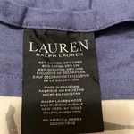 Ralph Lauren Linen Blend Navy Queen Flat Sheet. Fixed Price $39.99.