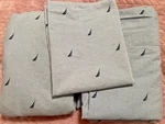 Nautica Blue & White Sailboat Logo (twin Sheets Pillow Case Set). Fixed Price $34.99.