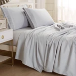 Style Asia Textilia 4 Piece Bed Sheet Set King Size Deep Pockets - Gray. Fixed Price $32.30.