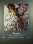 1987 Wamsutta Rosehill Cotton Sheets Ad One-third Of Your Life. Fixed Price $19.99.