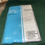 Jcp Penney No Iron Muslin 2 Pillow Cases Standard Size White. Fixed Price $13.87.