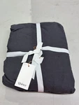 Quince European Linen Fitted Sheet Set Charcoal - Size Queen Nwd. Fixed Price $69.88.