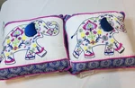 Trend Lab Waverly Baby Santa Maria Decorative Pillows Multicolor Embroidered. Fixed Price $45.00.