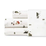 Eddie Bauer - Sheets, Cotton Queen, Cascade Camping White/green/orange. Fixed Price $84.94.