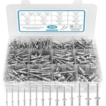 500PCS Pop Assortment Kit Aluminum Blind 14 Sizes Set. Fixed Price $21.84.