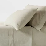 Twin/twin Xl 250 Thread Count Organic Percale Sheet Set Green Chambray -. Fixed Price $19.99.