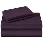 Homeideas Queen Size Bed Sheets 4 Piece Set Purple Extra Soft Brushed Microfiber. Fixed Price $50.56.