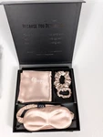 Blissy 100% Mulberry Silk Dream Pillowcase Sleeping Mask Set King Pink Open Box. Fixed Price $69.99.