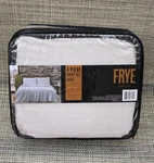 Frye Linen Cotton Blend Gray Queen Sheet Set 4PC. Fixed Price $89.00.