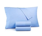 Whim By Martha Stewart Collection Vintage Washed 4-PIECE Queen Sheet Set Blue. Fixed Price $109.99.