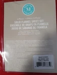Martha Stewart Collection King Size Flannel Sheet Set-deep Pocket-chilli Pepper. Fixed Price $34.99.