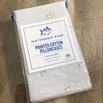Southern Tide Breezy Cove Grey Pair Of Standard Printed Cotton Pillowcases New. Fixed Price $29.99.