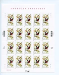Usps John James Audubon, American Treasures, Mint Sheet Of 20 Stamps Sc# 3650. Fixed Price $12.95.