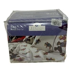 King Size Teddy Bears Abound Country Cottage Flannel Sheet Set Usa Jubilee. Fixed Price $89.98.