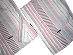 Vintage Nautica Greenwich Pink Blue Stripes (pair) Standard Pillowcases 20X27. Fixed Price $24.80.