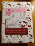 Sanrio Hello Kitty And Friends Valentine's Day Queen Set Red Hearts. Fixed Price $24.97.