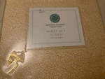 Martha Stewart Queen Sheet Set 200 Thread Count Cotton Sateen. Fixed Price $35.00.