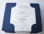 Fairfield Square Solid Four Piece Sheet Set EJ3 Navy California King Nwt. Fixed Price $20.14.