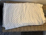 Garnet Hill 100% Relaxed Linen King Flat Sheet Artful Pattern. Qty. Fixed Price $145.00.