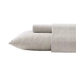 Tommy Bahama - Sheets, Washed Percale Cotton Bedding Queen Raffia Linen Beige. Fixed Price $87.98.