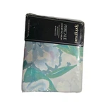 Springmaid Cynthia King Flat Sheet Percale Cotton Floral Blue Green Luxury. Fixed Price $30.00.
