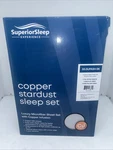 Superior Sleep Set King, Ash Color 2 Fitted Sheet, Flat Pillow Cs. Fixed Price $59.99.