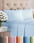 King Size 4 Piece Set Comfy Breathable & Cooling Bed Hotel.... Fixed Price $72.35.