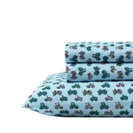 Kids Little Rider 3-PIECE Blue Microfiber Twin Xl Sheet Set. Fixed Price $33.90.