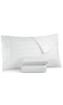Charter Club Damask Stripe Supima Cotton 550 Tc 4 Pc Xd King Sheet Set-white. Fixed Price $159.00.