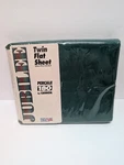 Jubilee 180 Count Twin Flat Sheet - Hunter Green Vintage Nos Made Usa. Fixed Price $17.88.