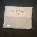 Sferra Celeste Percale Twin Duvet Cover Tin Egyptian Cotton Made Italy New. Fixed Price $174.99.