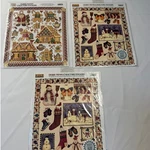 Debbie Mumm Christmas Stickers Lot 3 Sheets Snowman Gingerbread Vintage 1998. Fixed Price $20.00.