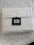 Ralph Lauren Lovan Queen Organic Cotton Flat Sheet, Studio White Nip $215. Fixed Price $60.00.