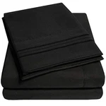 Queen Bed Linen Set Luxury 4 Piece Sheet Deep Pocket Soft Microfiber. Fixed Price $36.69.