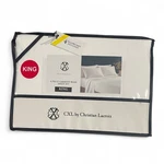 Christian Lacroix Cream King Sheet Set 6-PIECE Classic. Fixed Price $74.99.