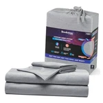 Brookstone Comfort Set - Innovative Cooling Hot Queen Gray. Fixed Price $106.83.