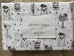 London Kaye Halloween Queen Sheet Set Martini Pumpkin Ghost Jack-o-lantern. Fixed Price $52.48.