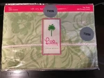 Lilly Pulitzer Home - Twin Flat Sheet Green Pineapple Line New. Fixed Price $85.00.