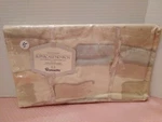 Vintage Wamsutta Supercale Plus Twin Fitted Sheet Brush Strokes 39X75 In.. Fixed Price $16.00.