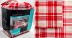 $60 Cuddl Duds Red Plaid Cream Microfleece Sheet Set Twin Deep Fit 16". Fixed Price $35.97.