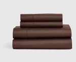 Nwot Quince Queen 4PC Sheet Set Espresso Giza Cotton. Fixed Price $99.99.