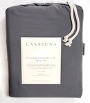 Casaluna California King 400 Thread Count Percale Sheet Set - Dark Grey. Fixed Price $84.99.