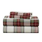 Comfort Spaces 100% Cotton Sheets King, Breathable, Scottish Plaid Red. Fixed Price $61.55.