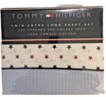 Tommy Hilfiger Twin Extra Long Sheets Set 100% Combed Cotton. Fixed Price $39.95.