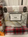 100% Cotton Touch At American Linen 6PCS King Sheet Set, 1900TC, 16". Fixed Price $52.79.