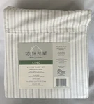 6PC King Size South Point Home Fashions Microfiber Sheet Set Juneau. Fixed Price $17.00.